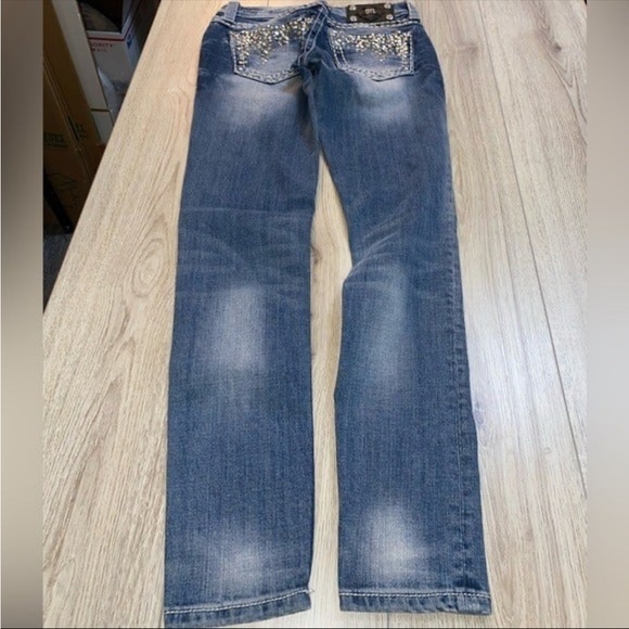 Miss me skinny blue jeans denim - Picture 2 of 7